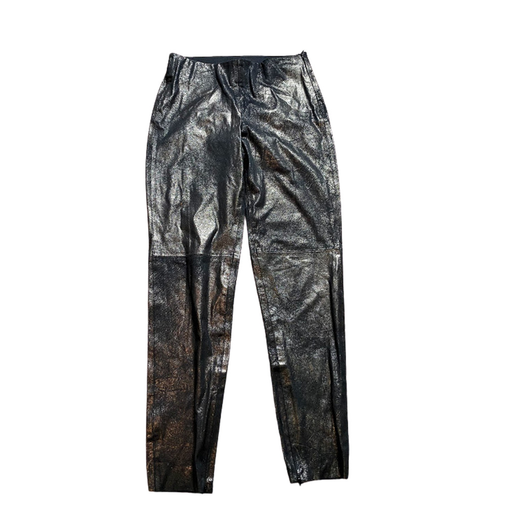 Zara Basic Metallic Gold Black Moro Legging